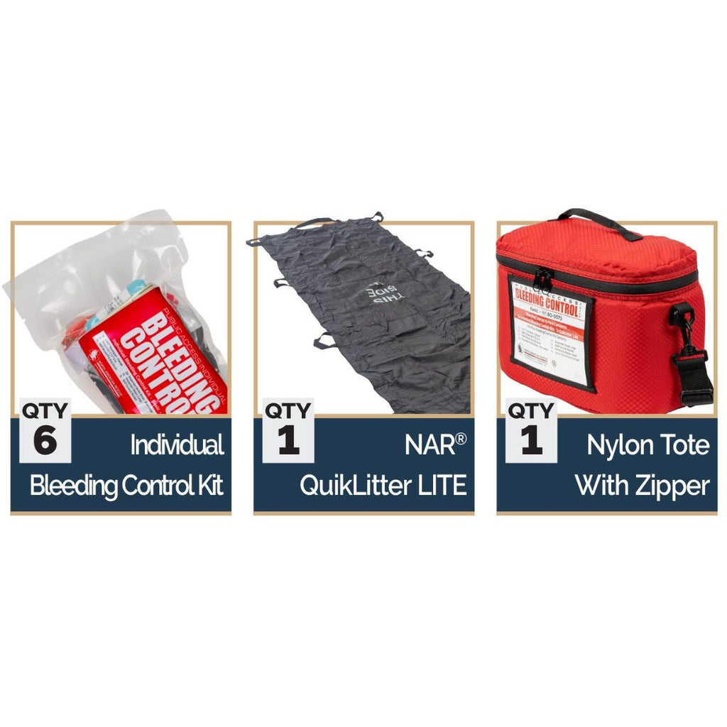 Public Access Bleeding Control 6-Pack – Vacuum Sealed