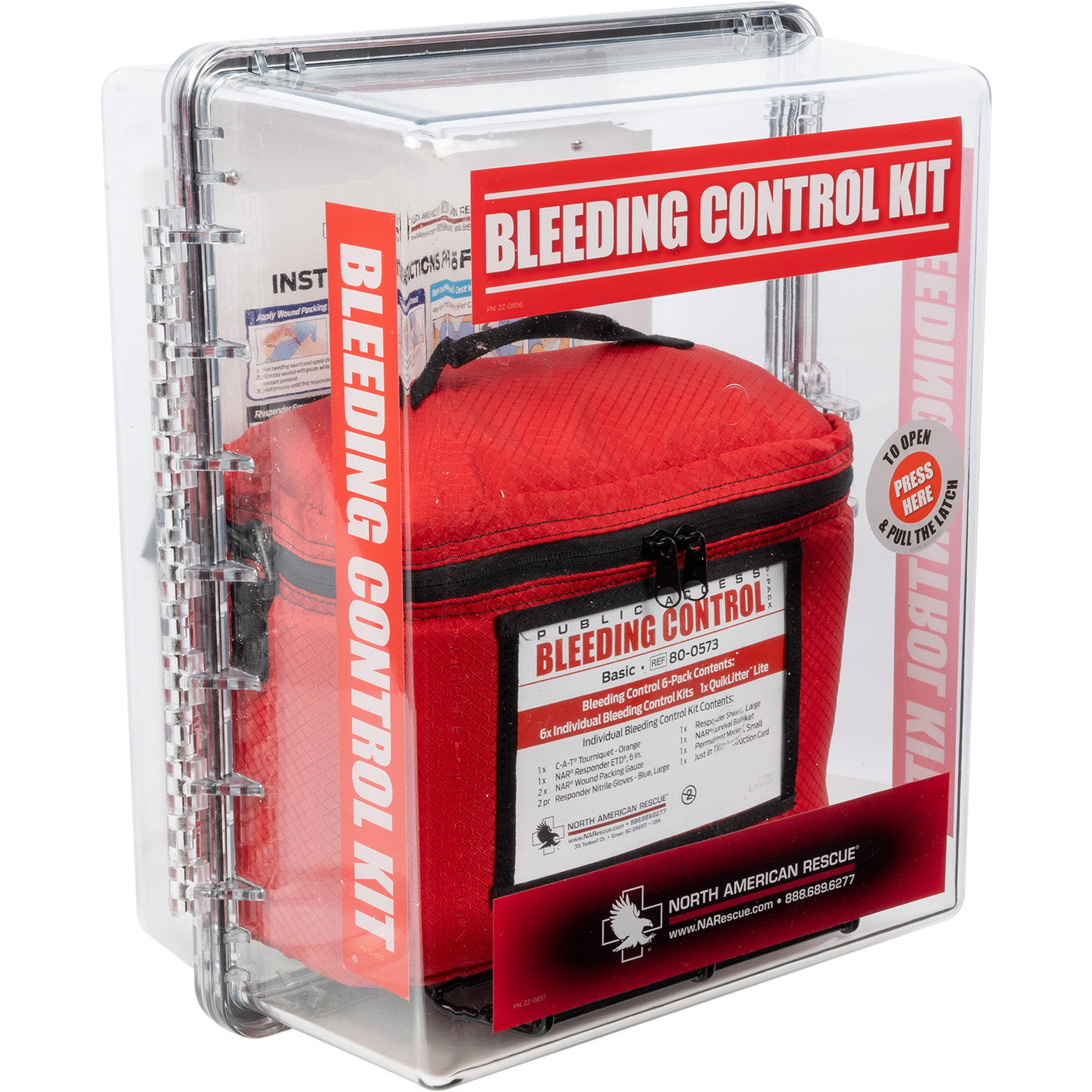 Public Access Bleeding Control Station – 6-Pack Vacuum Sealed