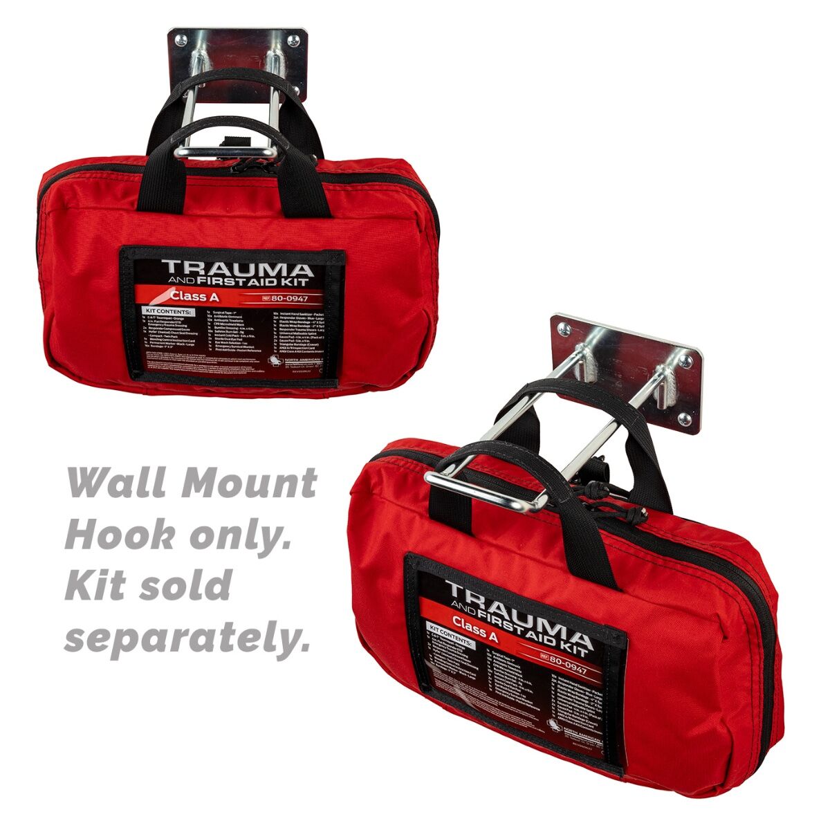 Trauma and First Aid Kit Wall Mount Hook